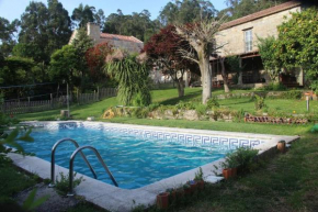 Apartamento rural con piscina compartida